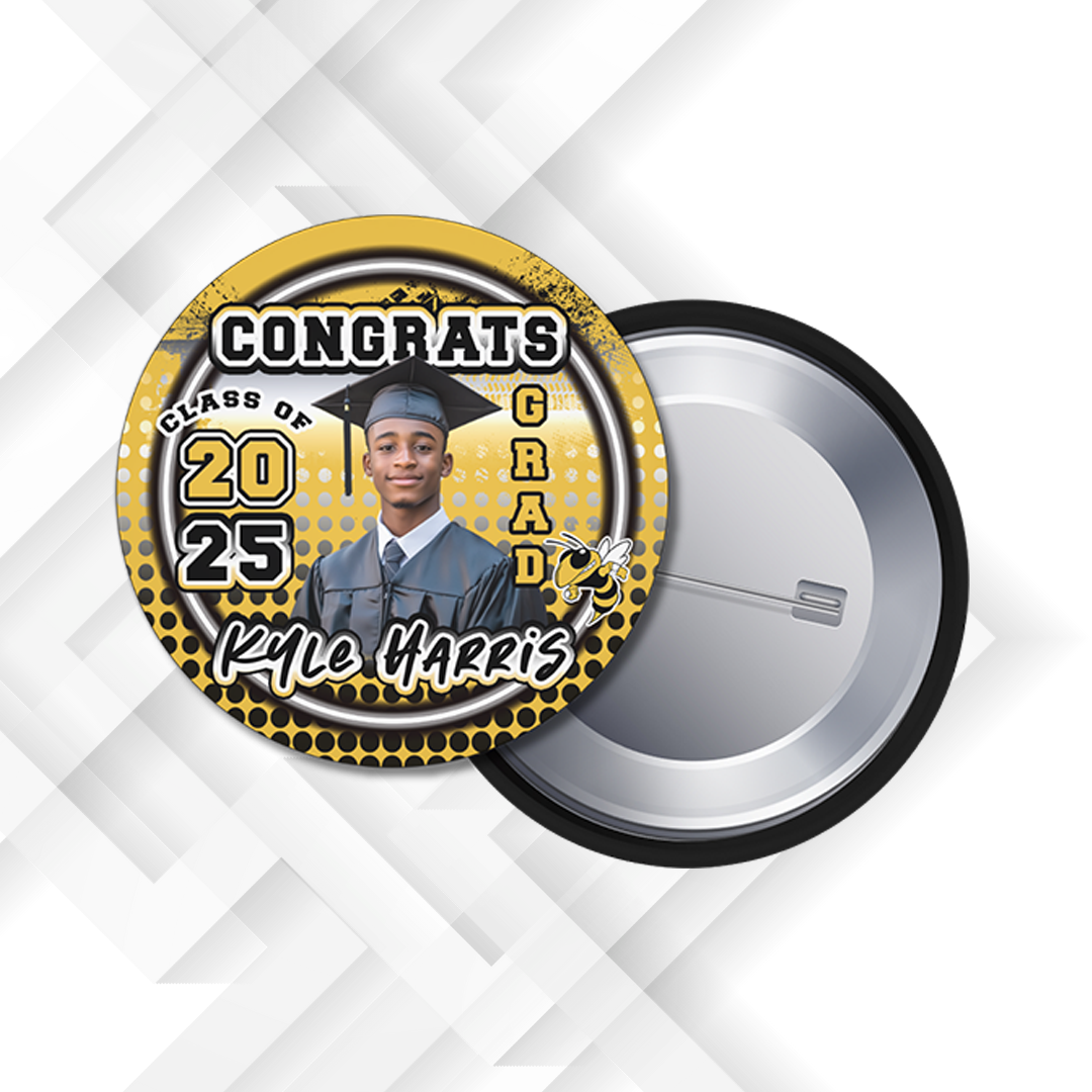 Grad Buttons Design Grad Congrats Button Designs – Demo's Creations LLC