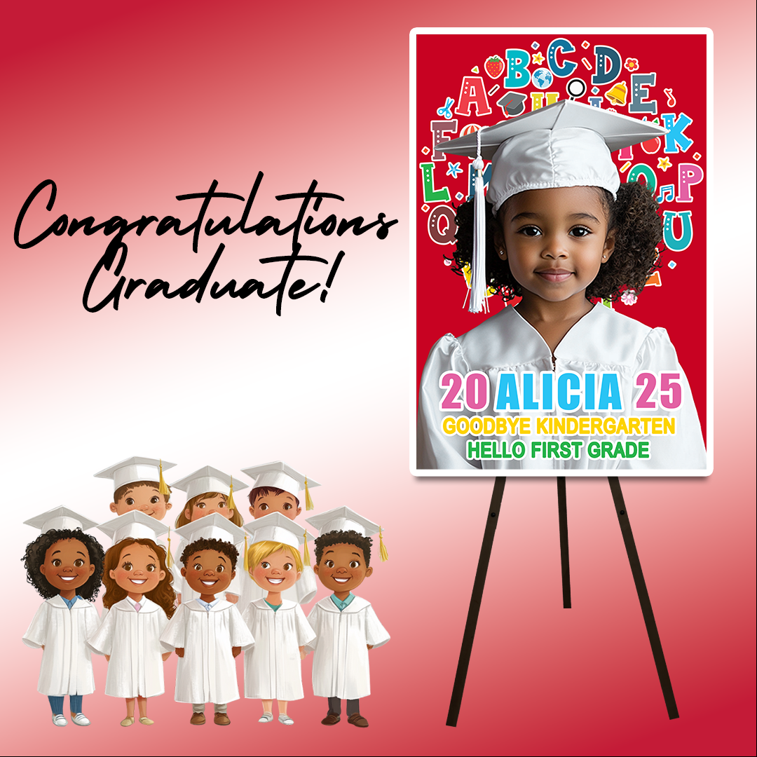 Oper Sign Pre K Graduation Pre-K Entrance Sign – Demo's Creations LLC
