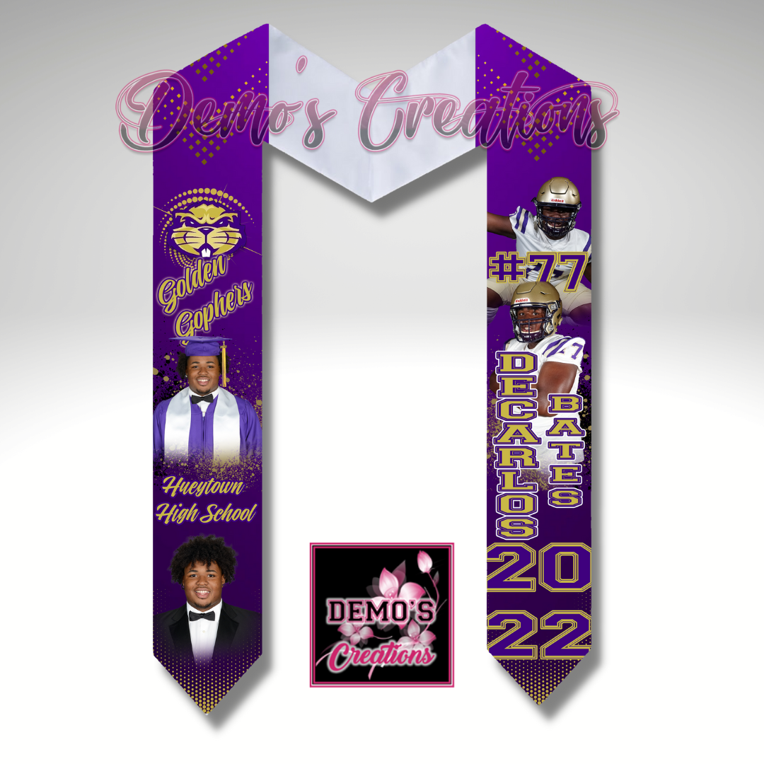 Customized Graduation Stole 72 Inch