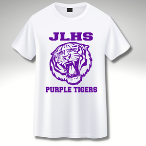 JLHS Purple Tigers Cotton T-Shirt 2